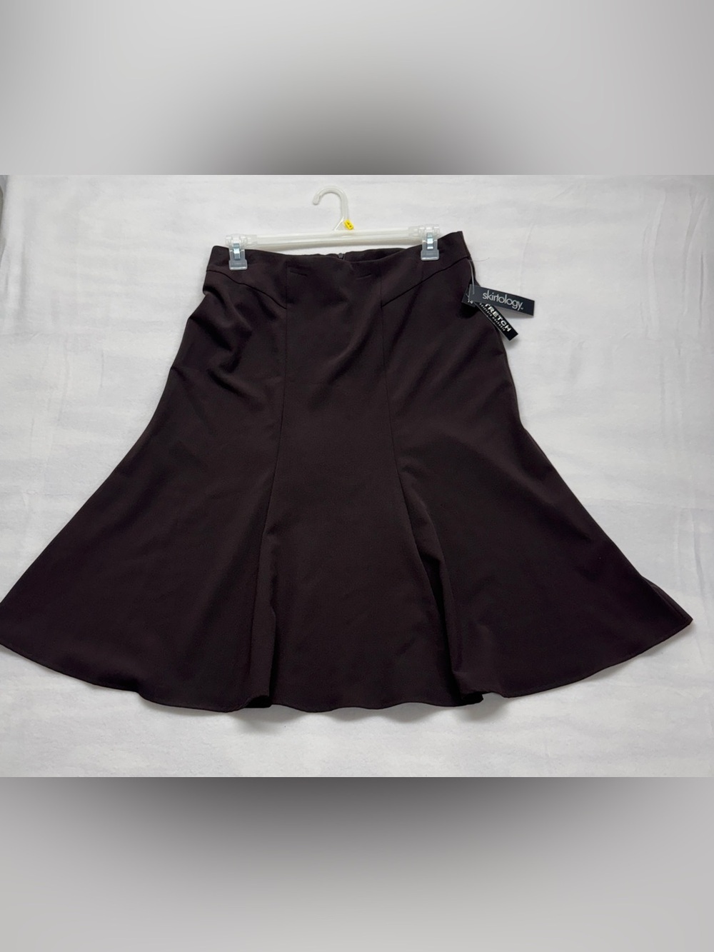 Skirtology Women's Brown Circle Skirt — Flattering A-Line Design